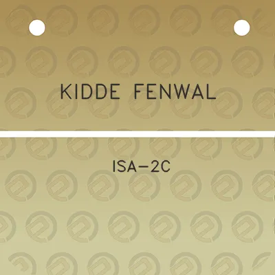 kidde-fenwal-isa-2c