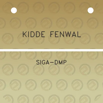 kidde-fenwal-siga-dmp