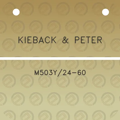 kieback-peter-m503y24-60