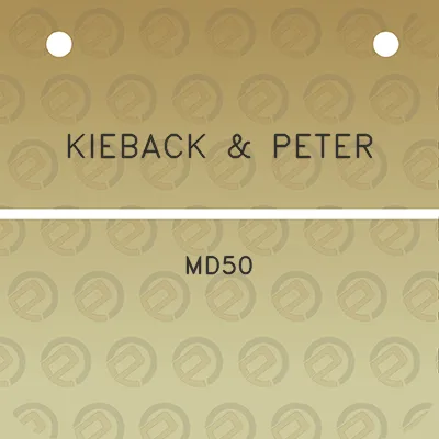 kieback-peter-md50