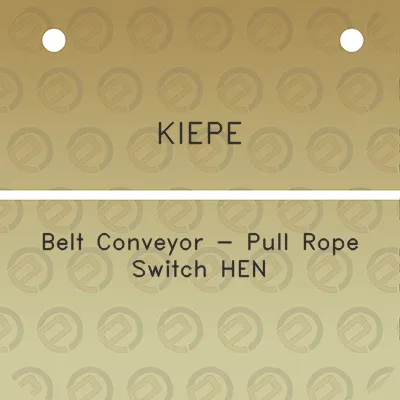 kiepe-belt-conveyor-pull-rope-switch-hen