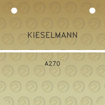 kieselmann-a270