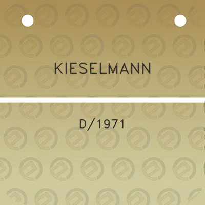 kieselmann-d1971