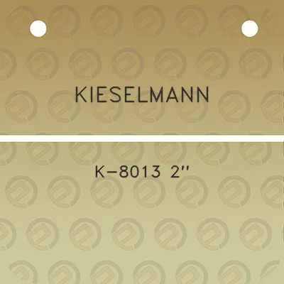 kieselmann-k-8013-2