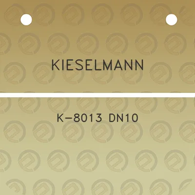 kieselmann-k-8013-dn10