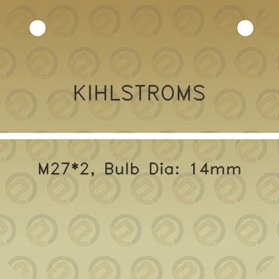 kihlstroms-m272-bulb-dia-14mm