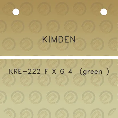 kimden-kre-222-f-x-g-4-green