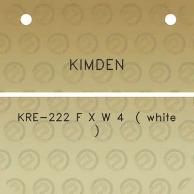 kimden-kre-222-f-x-w-4-white