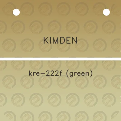 kimden-kre-222f-green