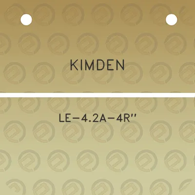 kimden-le-42a-4r