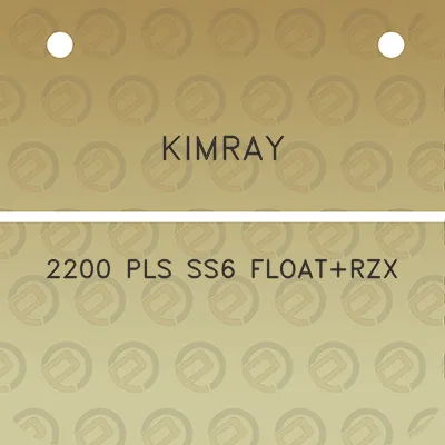 kimray-2200-pls-ss6-floatrzx