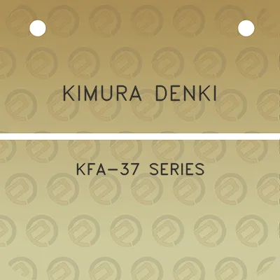 kimura-denki-kfa-37-series