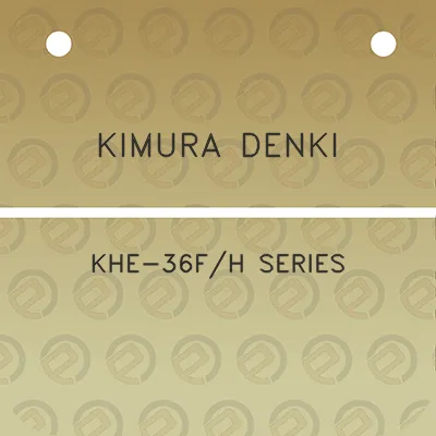 kimura-denki-khe-36fh-series