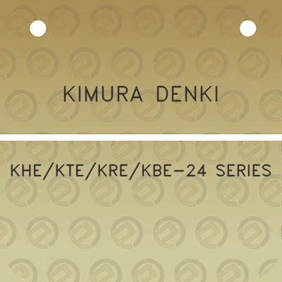 kimura-denki-khektekrekbe-24-series