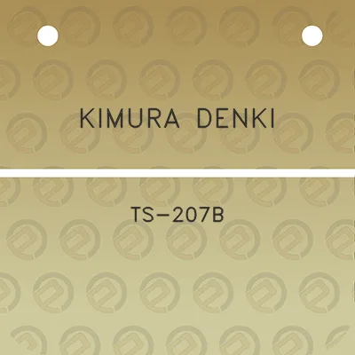 kimura-denki-ts-207b