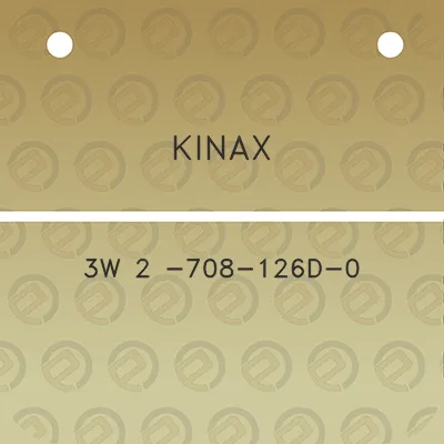 kinax-3w-2-708-126d-0