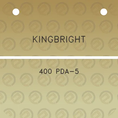 kingbright-400-pda-5