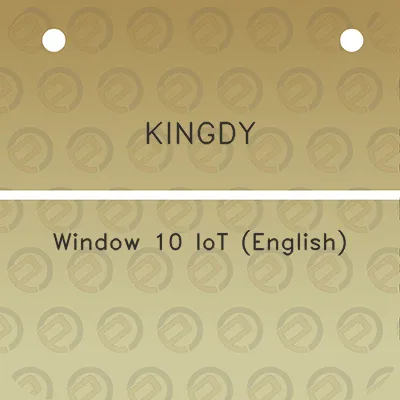 kingdy-window-10-iot-english