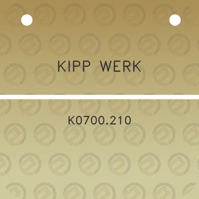 kipp-werk-k0700210