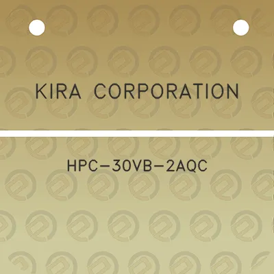 kira-corporation-hpc-30vb-2aqc