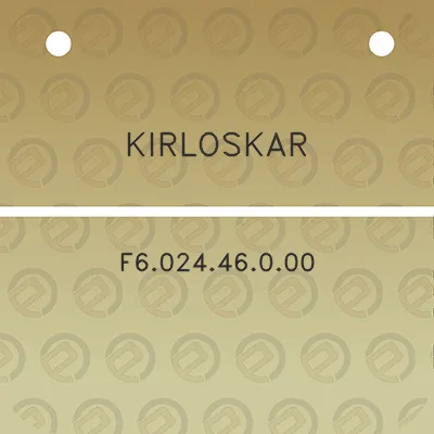 kirloskar-f602446000