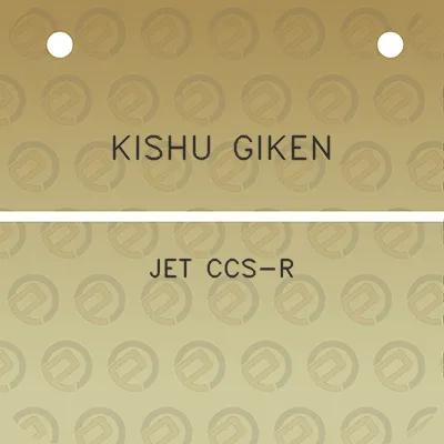 kishu-giken-jet-ccs-r