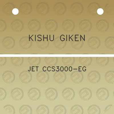 kishu-giken-jet-ccs3000-eg