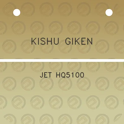 kishu-giken-jet-hq5100