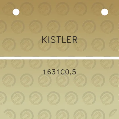 kistler-1631c05