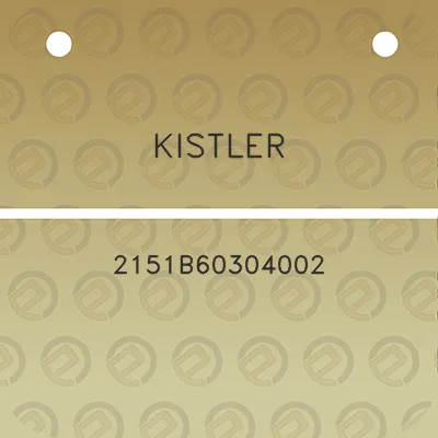 kistler-2151b60304002