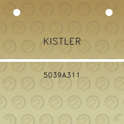 kistler-5039a311