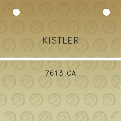 kistler-7613-ca