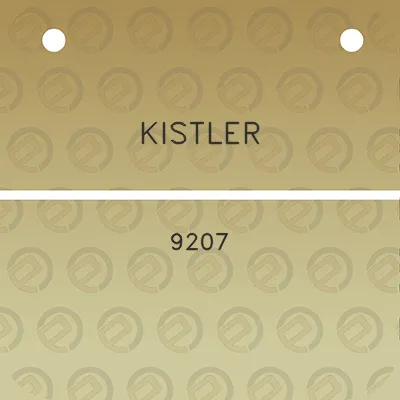 kistler-9207