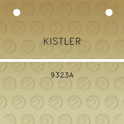 kistler-9323a