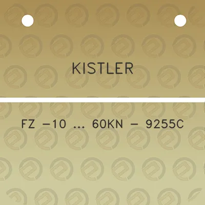 kistler-fz-10-60kn-9255c