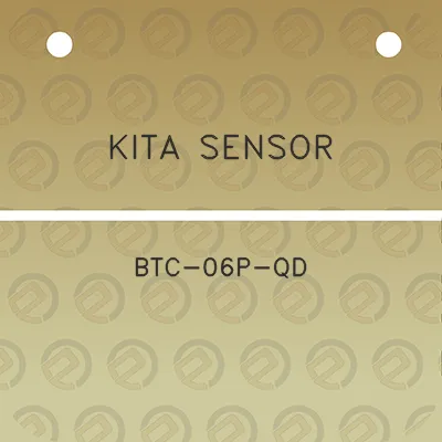 kita-sensor-btc-06p-qd