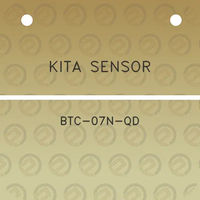 kita-sensor-btc-07n-qd