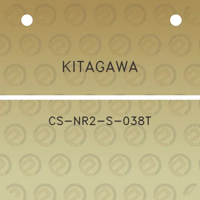 kitagawa-cs-nr2-s-038t