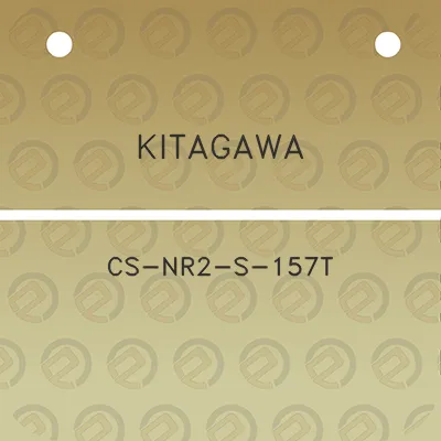 kitagawa-cs-nr2-s-157t