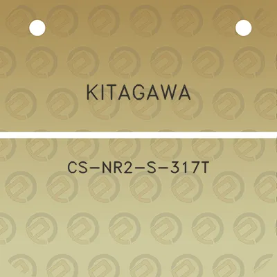 kitagawa-cs-nr2-s-317t