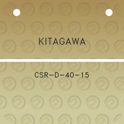 kitagawa-csr-d-40-15