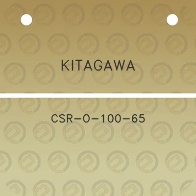 kitagawa-csr-o-100-65