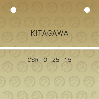 kitagawa-csr-o-25-15