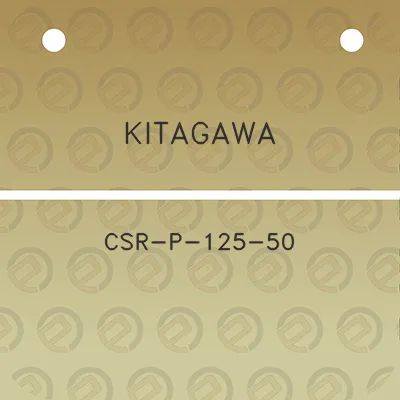 kitagawa-csr-p-125-50