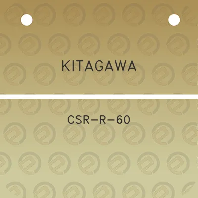 kitagawa-csr-r-60