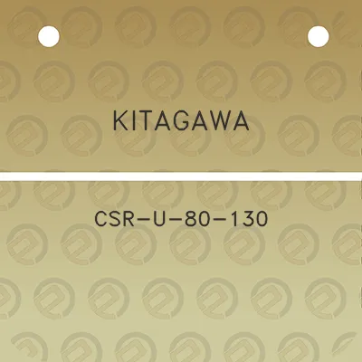 kitagawa-csr-u-80-130