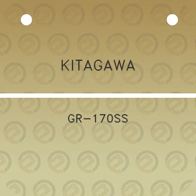 kitagawa-gr-170ss