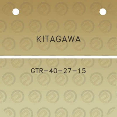 kitagawa-gtr-40-27-15