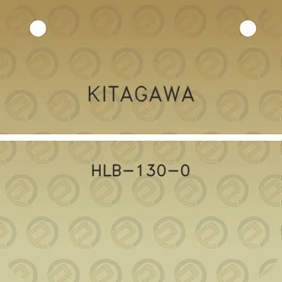 kitagawa-hlb-130-0