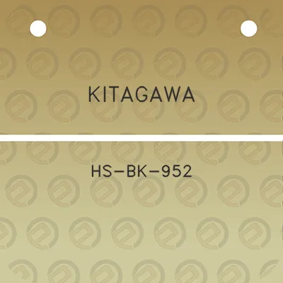 kitagawa-hs-bk-952